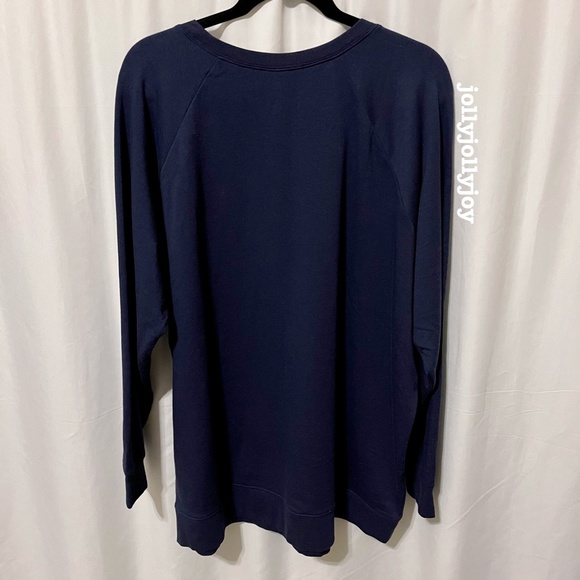 SET: Torrid Ultra Soft Fleece Navy Sweatshirt/Jogger 2X - Picture 5 of 14